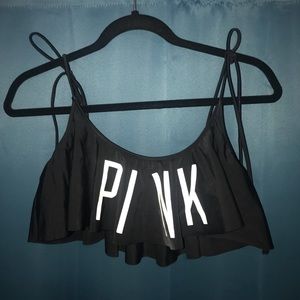 PINK bathing suit top